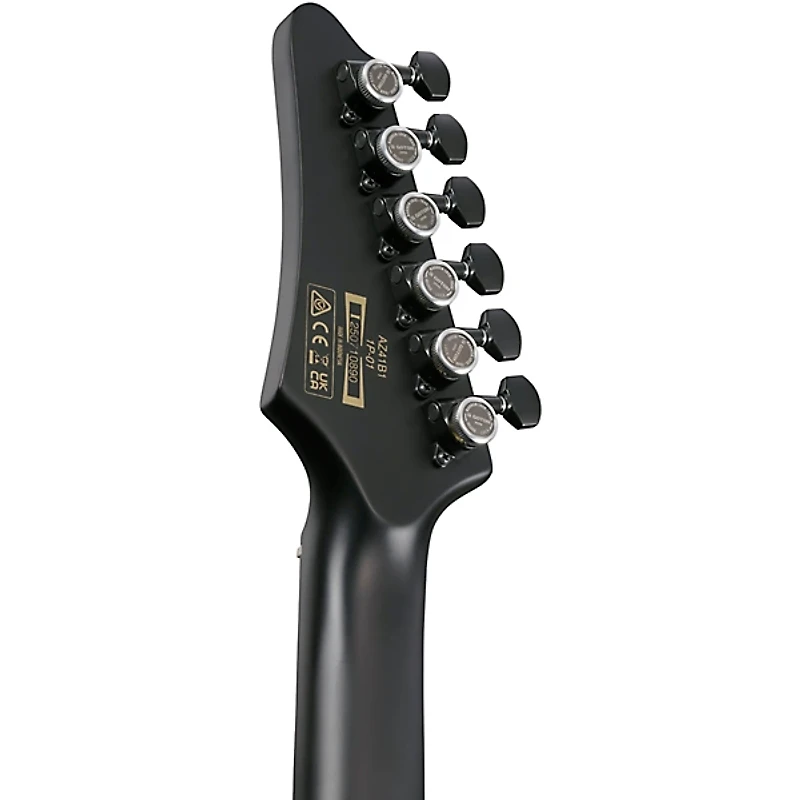 Ibanez AZ41B1BKF AZ Iron Label Electric Guitar - Black Flat