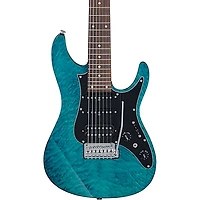 Ibanez AZ447P1QMCOB AZ Premium 7-String Electric Guitar - Cosmic Blue