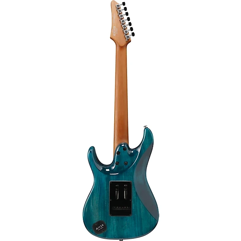 Ibanez AZ447P1QMCOB AZ Premium 7-String Electric Guitar - Cosmic Blue