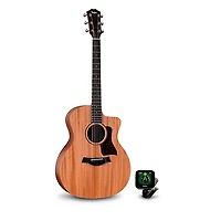 Taylor 24ce Grand Auditorium Acoustic-Electric Guitar & Tuner Natural