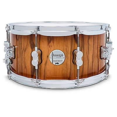 PDP by DW Concept Maple Exotic Snare Drum - 14 x 6.5 in. Black Limba