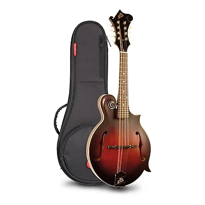 The Loar LM-310F Hand-Carved F-Style Mandolin with Bag Vintage Brown