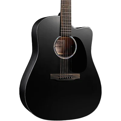 Martin DC-10E Modern Road Series Dreadnought Acoustic-Electric Guitar - Black