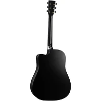 Martin DC-10E Modern Road Series Dreadnought Acoustic-Electric Guitar - Black