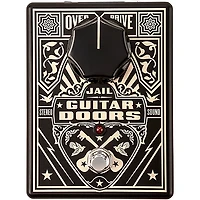 MXR Jail Guitar Doors Overdrive Effects Pedal Black and White