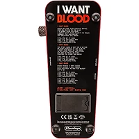 Dunlop Jerry Cantrell I Want Blood Cry Baby Wah Pedal - Black and Red