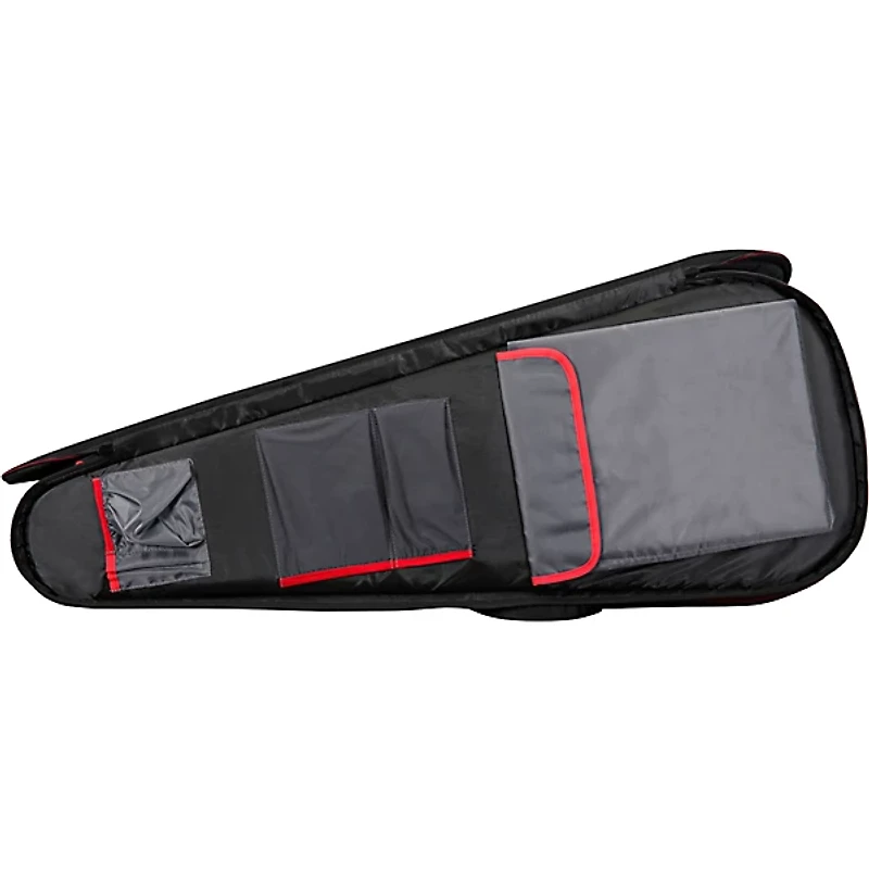 Road Runner Highway Electric Guitar Gig Bag w/ PROP-IT Portable Music Stand