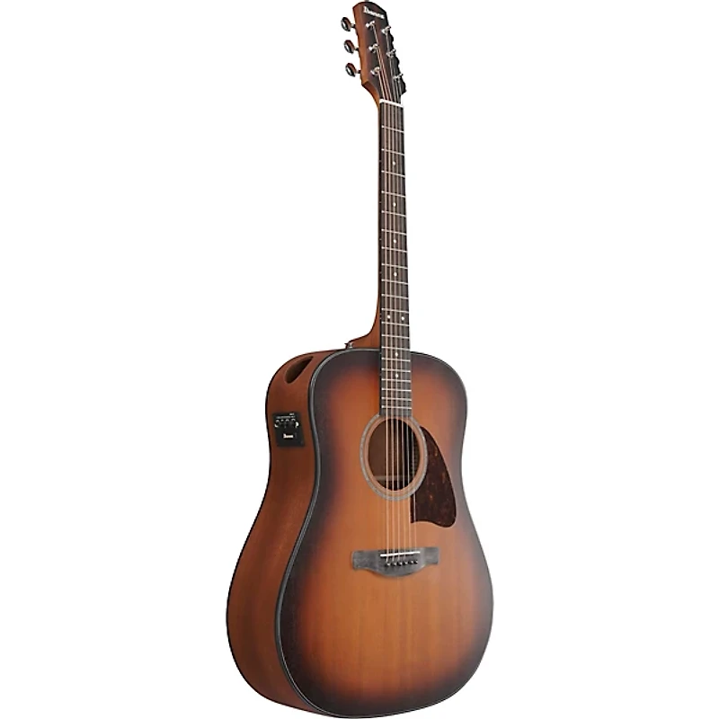 Ibanez AAD54E Advanced Dreadnought Acoustic-Electric Guitar - Open Pore Mahogany Sunburst