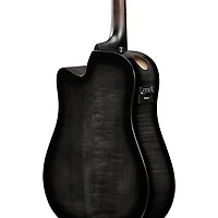 Ibanez AAD77CE Advanced Dreadnought Acoustic-Electric Guitar - Transparent Black Sunburst