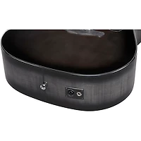 Ibanez AAD77CE Advanced Dreadnought Acoustic-Electric Guitar - Transparent Black Sunburst