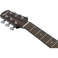 Ibanez AAD77CE Advanced Dreadnought Acoustic-Electric Guitar - Transparent Black Sunburst