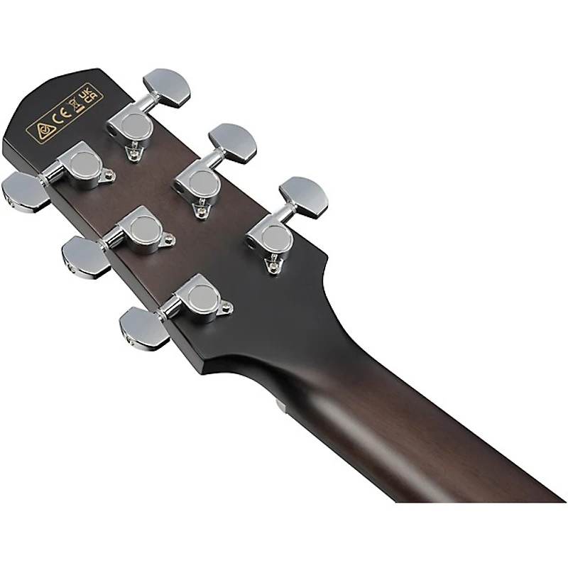 Ibanez AAD77CE Advanced Dreadnought Acoustic-Electric Guitar - Transparent Black Sunburst