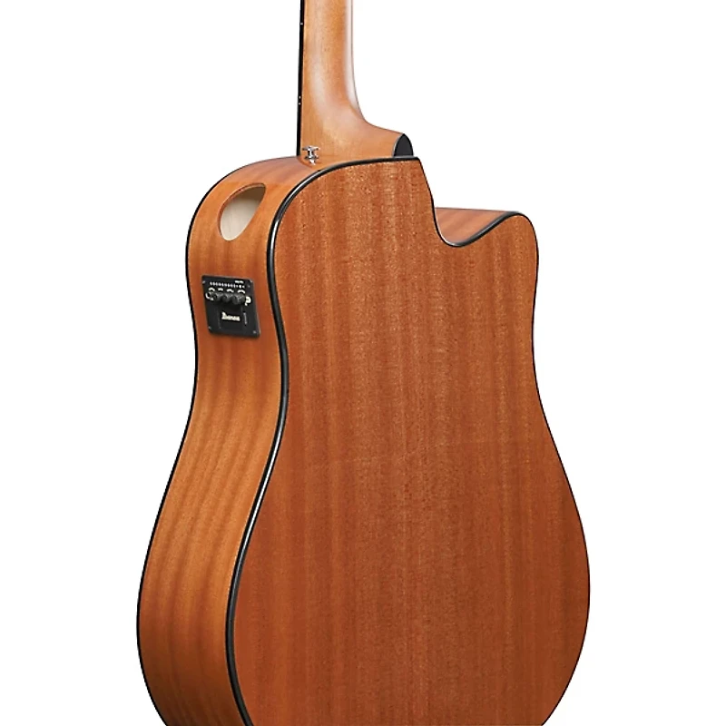 Ibanez AAD51LCE Advanced Dreadnought Left-Handed Acoustic-Electric Guitar - Dark Violin Sunburst