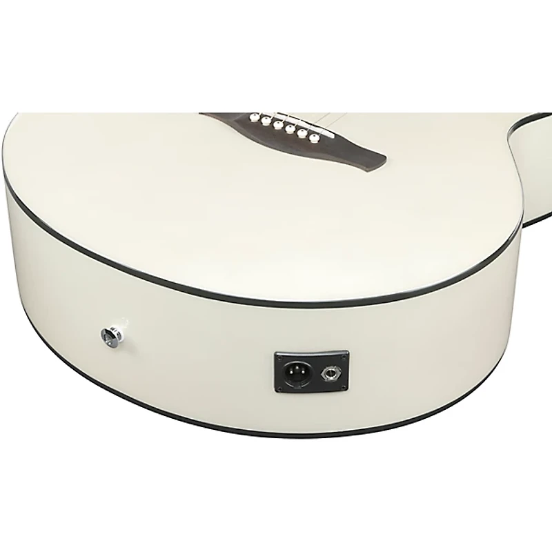 Ibanez AJ70M2E Jumbo Acoustic-Electric Guitar - Pearl White