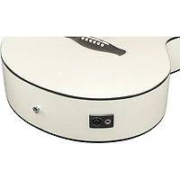 Ibanez AJ70M2E Jumbo Acoustic-Electric Guitar - Pearl White