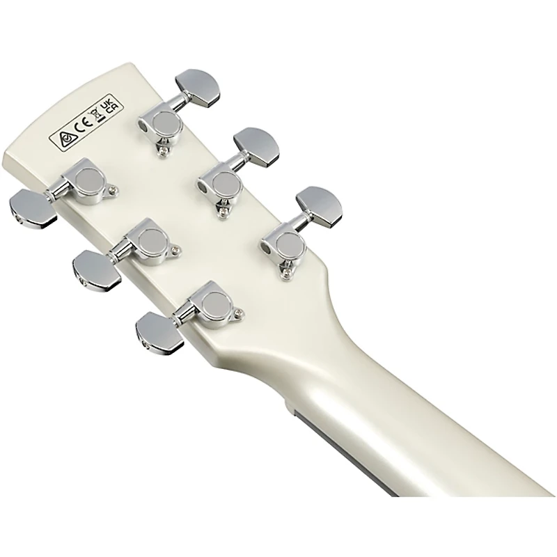 Ibanez AJ70M2E Jumbo Acoustic-Electric Guitar - Pearl White