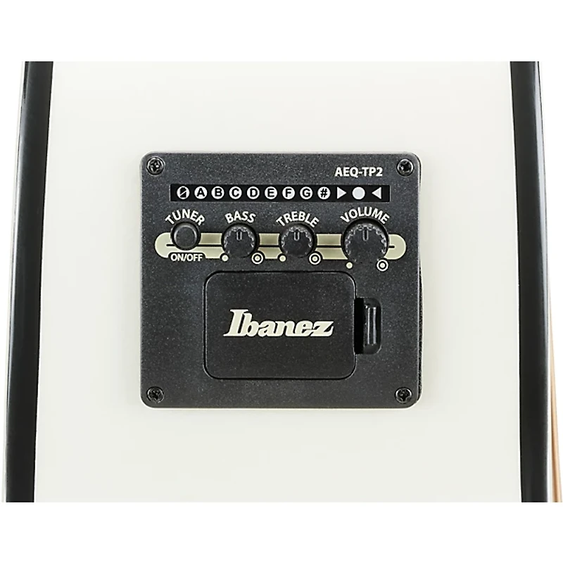 Ibanez AJ70M2E Jumbo Acoustic-Electric Guitar - Pearl White