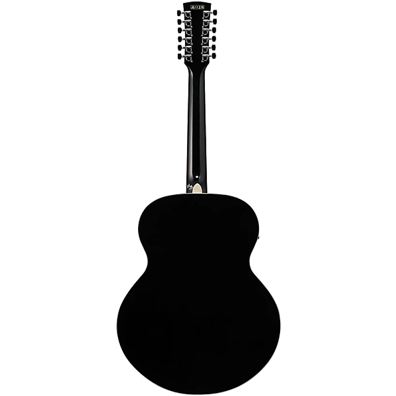 Ibanez AJ7012M2E Jumbo 12-String Acoustic-Electric Guitar - Black