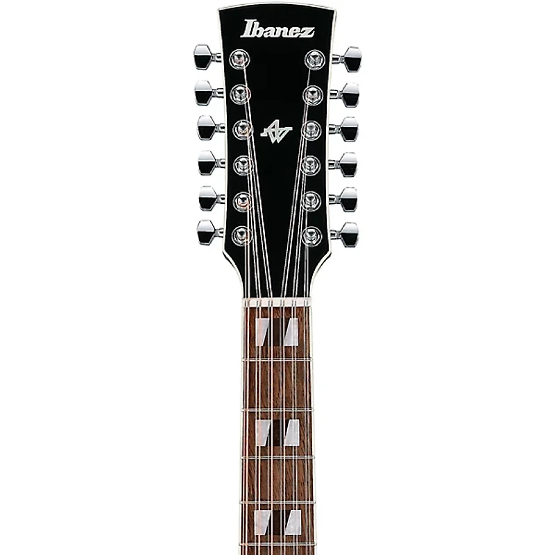 Ibanez AJ7012M2E Jumbo 12-String Acoustic-Electric Guitar - Black