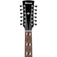 Ibanez AJ7012M2E Jumbo 12-String Acoustic-Electric Guitar - Black