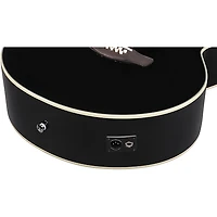 Ibanez AJ7012M2E Jumbo 12-String Acoustic-Electric Guitar - Black