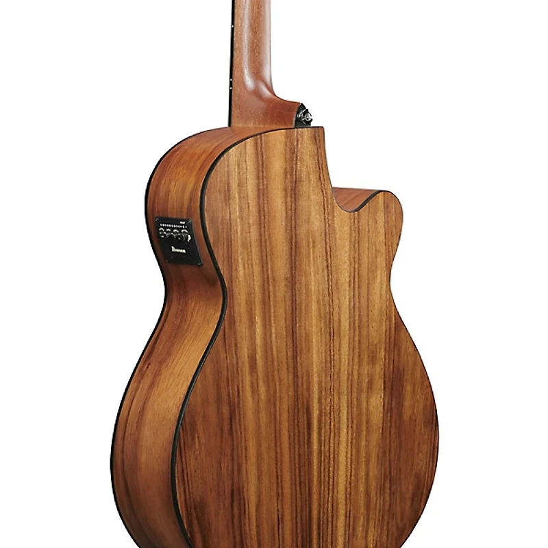 Ibanez PC50WSLCE Left-Handed Grand Concert Acoustic-Electric Guitar - Open Pore Brown