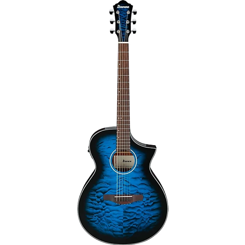 Ibanez AEWC16QA Auditorium Acoustic-Electric Guitar -