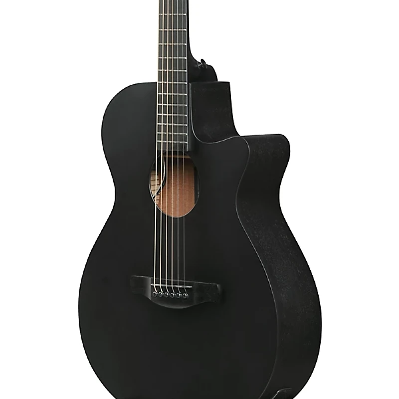Ibanez AEG621 Auditorium Acoustic-Electric Guitar - Black Out