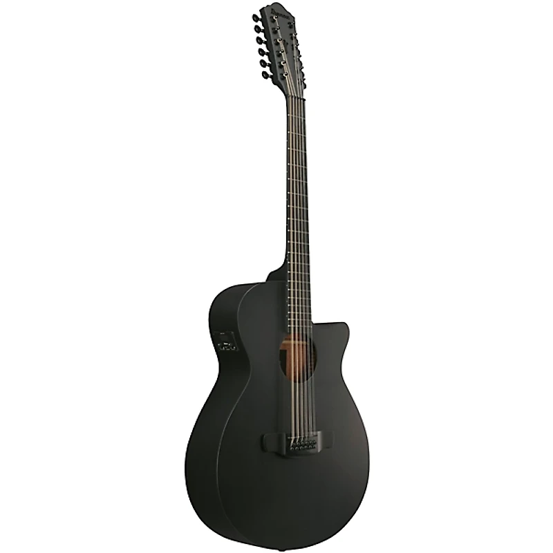 Ibanez AEG1221 Auditorium 12-String Acoustic-Electric Guitar - Black Out