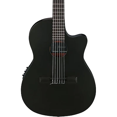 Ibanez GA621 Nylon-String Acoustic-Electric Guitar - Black Out