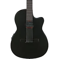 Ibanez GA621 Nylon-String Acoustic-Electric Guitar - Black Out