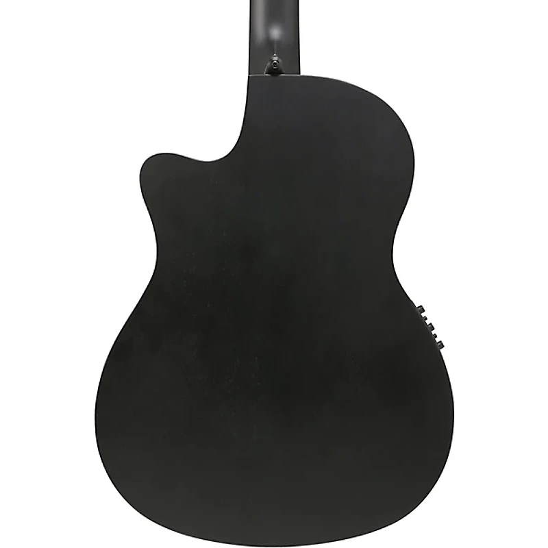 Ibanez GA621 Nylon-String Acoustic-Electric Guitar - Black Out