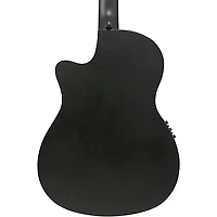Ibanez GA621 Nylon-String Acoustic-Electric Guitar - Black Out