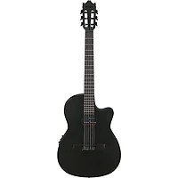 Ibanez GA621 Nylon-String Acoustic-Electric Guitar - Black Out