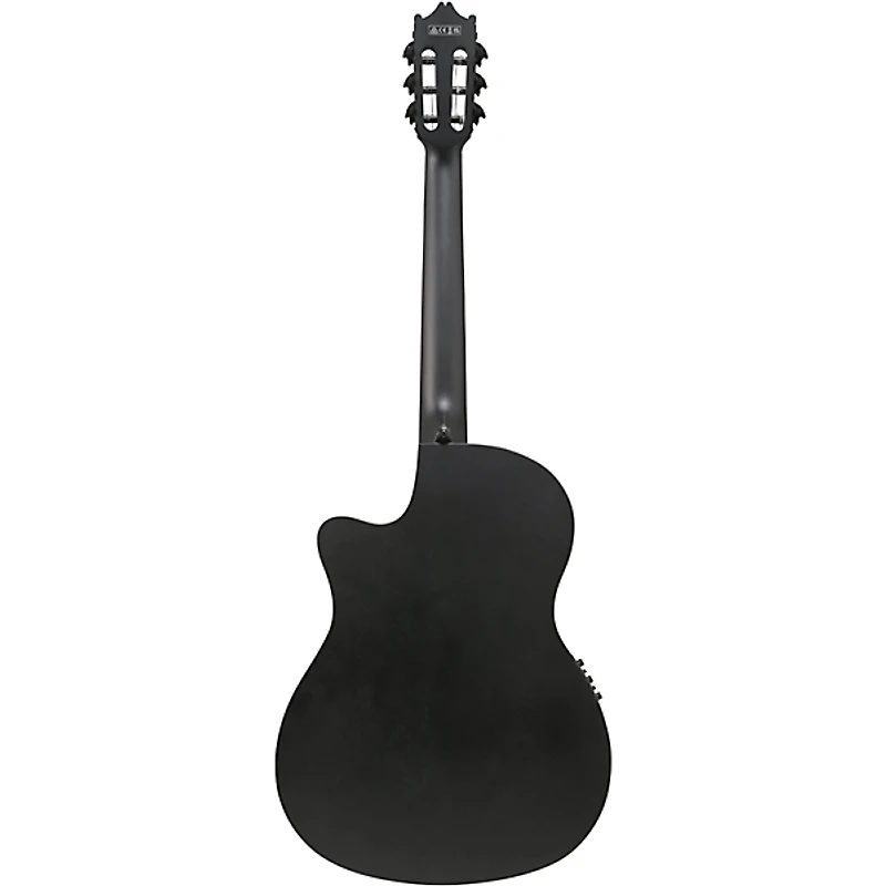 Ibanez GA621 Nylon-String Acoustic-Electric Guitar - Black Out