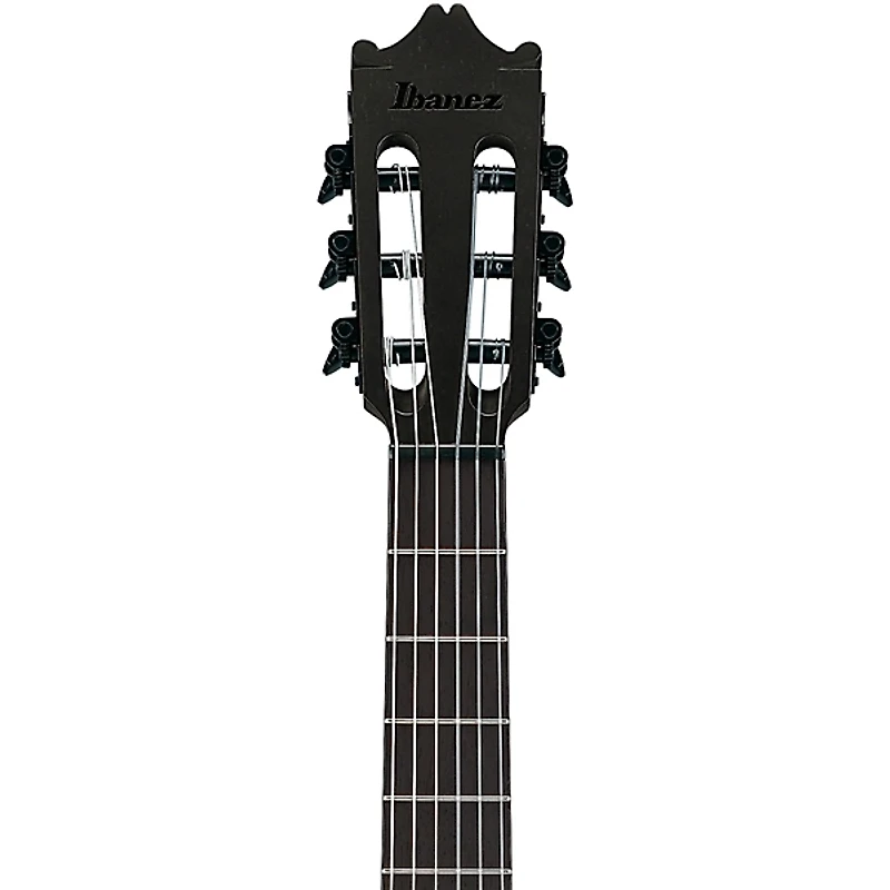 Ibanez GA621 Nylon-String Acoustic-Electric Guitar - Black Out