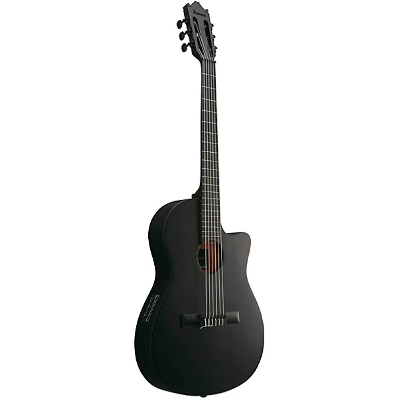 Ibanez GA621 Nylon-String Acoustic-Electric Guitar - Black Out