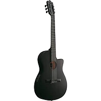 Ibanez GA621 Nylon-String Acoustic-Electric Guitar - Black Out