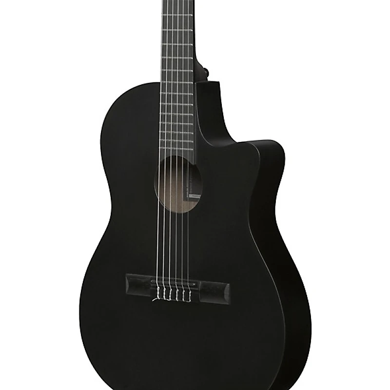 Ibanez GA621 Nylon-String Acoustic-Electric Guitar - Black Out