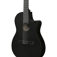 Ibanez GA621 Nylon-String Acoustic-Electric Guitar - Black Out