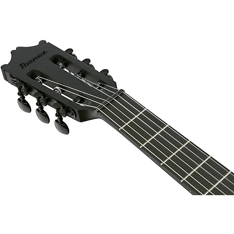 Ibanez GA621 Nylon-String Acoustic-Electric Guitar - Black Out