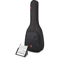 Road Runner Avenue II Acoustic Guitar Gig Bag w/ PROP-IT Portable Music Stand