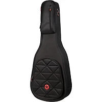 Road Runner Boulevard II Parlor Acoustic Guitar Gig Bag w/ PROP-IT Portable Music Stand