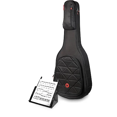 Road Runner Boulevard II OM Acoustic Guitar Gig Bag With PROP-IT Portable Music Stand
