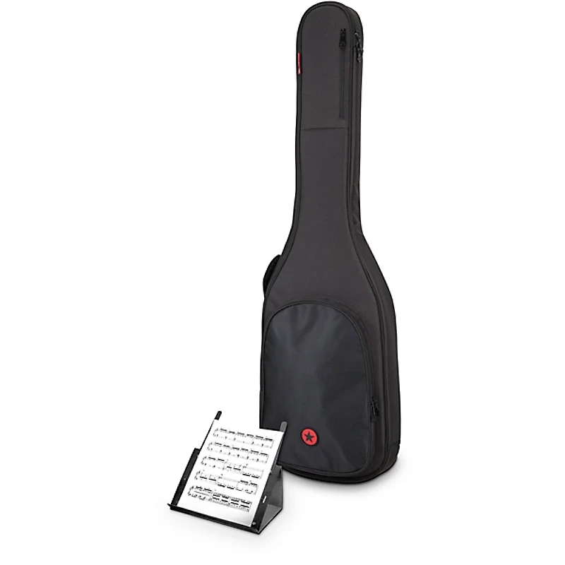 Road Runner Avenue II Electric Bass Gig Bag w/ PROP-IT Portable Music Stand