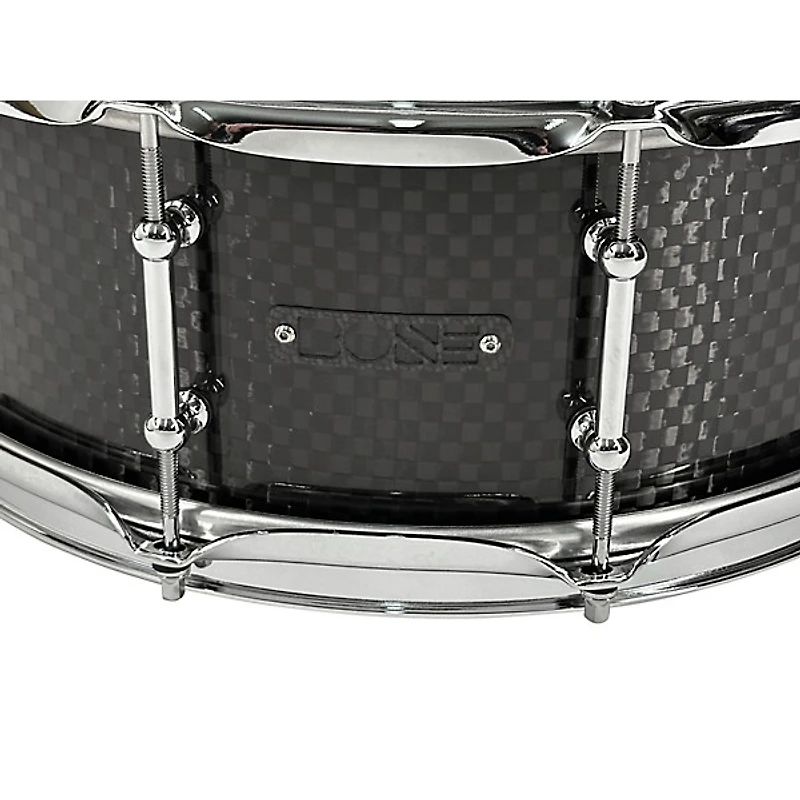 BONE Drums TRUE Carbon Fiber Wide Plain Snare Drum with Chrome Hardware