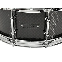 BONE Drums TRUE Carbon Fiber Wide Plain Snare Drum with Chrome Hardware