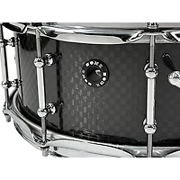 BONE Drums TRUE Carbon Fiber Wide Plain Snare Drum with Chrome Hardware