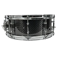 BONE Drums TRUE Carbon Fiber Wide Plain Snare Drum with Chrome Hardware