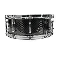 BONE Drums TRUE Carbon Fiber Wide Plain Snare Drum with Chrome Hardware